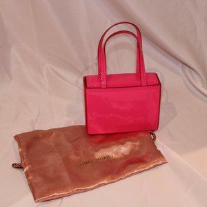 Amina Muaddi Mini Square Leather Bag with dust bag (NEW STORE DISPLAY)